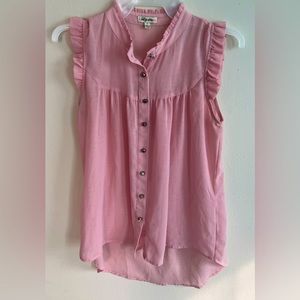 A pale pink blouse